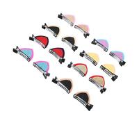 SOIMISS 16 piezas Clips de Pelo con Orejas de Gato Metálicos para Mujer Horquillas Resistentes y Coloridas para Fiestas Bodas y Uso Diario