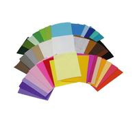 SOIMISS 160 Piezas Láminas de Fieltro Artesanal de 1 Mm, Paquete Surtido (40 Colores, 30x20 Cm y 10x10 Cm), Fieltro para Manualidades Infantiles, Costura, Patchwork y Adornos Color