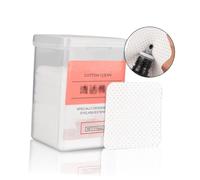 SOIMISS 170 piezas Algodón Desmaquillante Caja Toallitas de Algodón para Eliminar Pegamento de Pestañas y Esmalte de Uñas Almohadillas de Celulosa sin Pelusa para Manicura y Cuidado