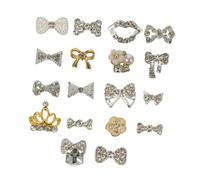 SOIMISS 18 piezas Accesorios para Manicura Mariposas Decoración de Uñas Metalicas para DIY Arte de Uñas Elegante y Duradero para Principiantes y Profesionales