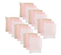 SOIMISS 18 Piezas Toallitas de Muselina para Ñiño de Algodón 100% con Seis Capas, Absorbentes y Lavables a Máquina, Ideales para Baño y Salidas de Recién Nacidos