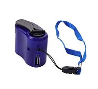 SOIMISS 1Pieza Cargador de Emergencia al Aire con Generador de USB Banco de Energía Portátil para Camping y Actividades al Aire Luz LED Roja de Emergencia Cargador
