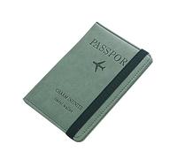 SOIMISS 1pieza Cartera De Pasaporte RFID Ultra Fina De PU para Mujer Bolsa De Almacenamiento Multi-Funcional Verde para Viajes y Oficina