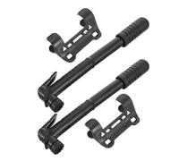 SOIMISS 2 Bombas de Mano para Neumáticos de Bicicleta Minibomba de Bicicleta Portátil Negra con Soporte para Marco Inflador Manual de Alta Presión para Bici Montaña y Carretera