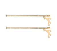 SOIMISS 2 Colgadores de Pared Dorados de Hierro para Sujetadores y Ropa Interior Diseño de Gancho Doble, Organizador Resistente para Armario y Exhibición Retail