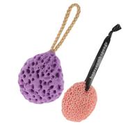 SOIMISS 2 Esponjas de Baño de Esponja de Mar Estructura de Panal de Poliuretano para Limpieza Profunda y Experiencia Cómoda Adecuado para Niños Baño