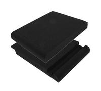 SOIMISS 2 juegos Almohadillas Antivibración para Altavoces Acústica Alta Densidad Aislamiento Sonoro y Reducción de Resonancias para Estudio y Escenario