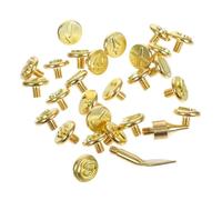 SOIMISS 2 Juegos Brass Alphabet Pyrography Tool For Engraving Wood Leather Paper Multipurpose DIY Crafting