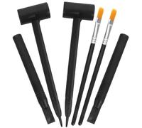 SOIMISS 2 Juegos Herramientas Arqueológicas para Excavación Infantil Incluye Martillo Pala y Pincel Juguetes Educativos para Niñas Kit de Excavación de Fósiles y Gemas Material Ligero