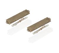 SOIMISS 2 Juegos Mezuzah Hebrea Artesanal Vintage con Pergamino Diseño Retro para Decoración del Hogar y Bendición Religiosa