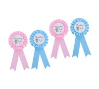 SOIMISS 2 Juegos Papá Para Ser Insignia Bigudí Decoracion De Hadas Decoración Neutra Equipo Papel Picado Mujer Jabonera Lindo Revelación De Género Guirnalda Poliéster 2 Piezas * 2