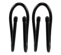 SOIMISS 2 juegos Soportes de Pared para Flauta Ganchos Metálicos Flexibles y Aplicables para Colgar Instrumentos Organizador de Pared para Protección y Ahorro de Espacio Hogares y Aulas