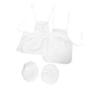SOIMISS 2 Juegos Traje de Chef para Bebés Meses Conjunto de Delantal y Sombrero Ropa de Cocina Infantil para Sesiones Fotográficas y Fiestas