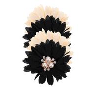 SOIMISS 2 Pares Of Elegant Diy Bridal Shoe Clips With Faux Pearls Detachable Flower Buckles For Women And For Weddings And Formal Events