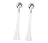 SOIMISS 2 Piezas Aplicador de Crema para Ojos Herramienta de Masaje para Ojos Cabezal de Rodillo de Masaje Optimizado para Crema Compatible con Masajeadores Oculares