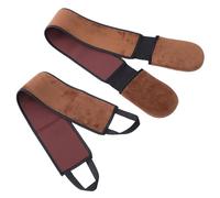 SOIMISS 2 piezas Aplicador para Loción Autobronceadora de Espalda de Banda de Material de Vellón para Exfoliación y Limpieza para Aplicar Bronceador Espalda Cuello y Hombros