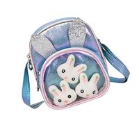 SOIMISS 2 Piezas Bolsas de Hombro Mochila para niñas bandoleras para niñas Storage Bags Sling Bag Billetera Bolsas Viaje Bolso Elegante para niños Bolso Elegante de un Solo Hombro Cuero PU