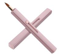 SOIMISS 2 piezas Cepillo de Labios Retráctil con Tapa Protectora Aplicador Pequeño para Barra y Brillo Labial Brocha Portátil para Maquillaje Preciso y Corrector