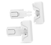 SOIMISS 2 piezas Cerraduras de Seguridad para Armarios Adhesivo Sin Taladro Protección para Bebés Puertas de Frigorífico y Congelador