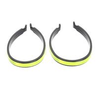 SOIMISS 2 Piezas Clips Reflectantes para Pantalones de Ciclismo Banda de Seguridad para Piernas de Alta Visibilidad para Bicicletas de Seguridad