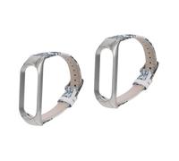 SOIMISS 2 Piezas Correa reemplazo de banda varita mágica reloj cubierta a prueba de golpes muñequera reloj pulsera reloj de pulsera Metal