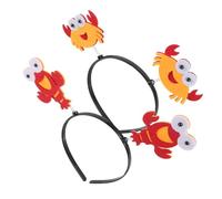 SOIMISS 2 Piezas Diadema De Figuras Animadas Para Diadema De Criaturas De Dibujos Animados Para Fiestas En La Playa De Langosta Para Presentaciones En El Escenario