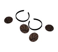 SOIMISS 2 Piezas Diademas Deportivas con Brillo Temática Baloncesto Accesorios Cabello Cómodos y Ligeros para Fiesta Deportiva Cintas Pelo Mujer Ajustables y Resistentes para Eventos