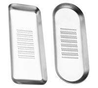 SOIMISS 2 piezas Exprimidor Manual de y Jengibre Acero Inoxidable Rallador Rápido para Verduras y Herramienta de Cocina Resistente y Fácil de Limpiar