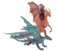 SOIMISS 2 Piezas Figuritas de Dragón Míticas de Adornos de Animales para Juguetes Educativos Divertidos Decoración para Hogar y Fiestas Infantiles
