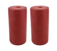 SOIMISS 2 Piezas Flotadores de Espuma para Redes de Pesca y Trampas de Cangrejos, Cilindros de PVC Rojo Alta Visibilidad y Portátiles para Trabajo Nocturno y Niebla