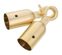 SOIMISS 2 Piezas Ganchos para Colgar de Metal Dorado con Compatibilidad y Diseño que Minimiza Riesgo de Lesiones para Sistemas de Gestión de Colas y Entradas de Hoteles
