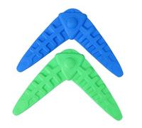 SOIMISS 2 Piezas Juguetes para Perros Resistentes con Diseño de Boomerang para Entrenamiento y Ejercicio Forma de de Pescado Prevenir Daños Muebles y Mantiene Limpio el Color Aleatorio
