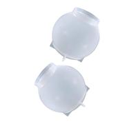 SOIMISS 2 Piezas Molde de Silicona Esférico para Resina Flexible y Resistente Resistente Temperaturas para Esferas Cristalinas con Plantas Decoración Hogar y Oficina