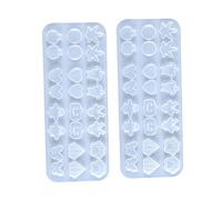 SOIMISS 2 piezas Molde de Silicona para Pendientes Molde de Joyería DIY para Pendientes Colgantes Seguro y Práctico de Usar y Limpiar