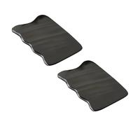 SOIMISS 2 piezas Natural Horn Scraping Plates For Face And Body Massage Lightweight Portable Gua Sha Boards To Fatigue And Promote Skin Absorption