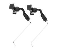 SOIMISS 2 Piezas Soporte Para Celular Para Saxofón Clip De Stand De Saxofón Soporte De Instrumentos Musicales Adaptador De Teléfono Para Saxofón Accesorio De Atril Para Saxofón. Abs Negro