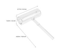 SOIMISS 2 piezas Tubo de Sublimación de de Vidrio Premium Equipo Educativo para Experimentos Químicos Demostración de Sublimación Sólida Gas Seguro y Portátil para Laboratorio Escolar