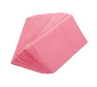 SOIMISS 20 piezas Almohadillas Desechables Impermeables para Mesa de Manicura y Protector de Mesa de Película Compuesta Resistente Aceite Único para Salones de Uñas y Tatuajes Color Rosa