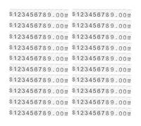 SOIMISS 20 Piezas Etiquetas Ajustables para Etiquetas Plásticas Pequeñas para Productos Señales Numéricas Claras para Tiendas Minoristas y Joyerías Resistentes y Reutilizables