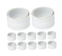 SOIMISS 20 Piezas Pulseras Slap Blancas DIY de para Bandas Ajustables para Manualidades y Fiestas Escolares Pulseras Creativas para Pintar y Actividades Recreativas