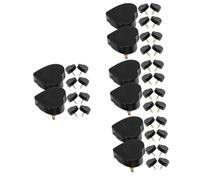 SOIMISS 20pares Heart-shaped Heel Repair Tips for High Heels Thick and Thin Replacement Caps Shoe Repair Accessories