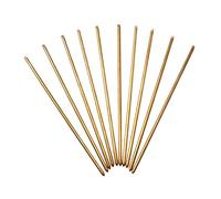 SOIMISS 20piezas Accesorios De Horquilla De Cobre Puro Con Agujero Horquillas Cabello Caseras Para Mujeres Color Dorado