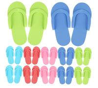 SOIMISS 24 pares Zapatillas Pedicura Desechables EVA Calzado Doméstico Cómodo Unisex Diseño Transpirable y Práctico para Spa y Salón de Belleza Color Aleatorio Color Aleatorio