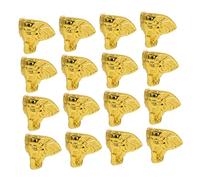SOIMISS 24 Piezas De Patas De Caja Antiguas: De Esquinas De Plástico con Forma De De, Patas De Bronce para Cajas De Almacenamiento, Soportes De Esquina para