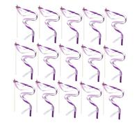 SOIMISS 24 Piezas Star Ribbon Fairy Wands With Bells And Wood Stick Lightweight Rotating Streamer Sticks For Wedding Decorations Party Favors And Princess Accessories For