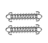 SOIMISS 2piezas Amortiguador De Correa para Perros Grandes De Tensión Resistente De Acero Inoxidable para Pasear Perros y Amortiguar La Correa De Camping