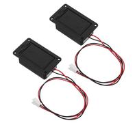 SOIMISS 2piezas Estuche Para Batería De Guitarra Portapilas Para Pastillas De Guitarra Con Funda Protectora Para Batería De Funcionamiento Energético Para Uso Conciertos y Ensayos Material