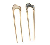 SOIMISS 2piezas Horquilla Retro De Aleación Cabello Horquillas Vintage Forma Tocados Para Mujer Para Recogidos Pelo Mujer y Eventos Especiales