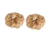 SOIMISS 2piezas Moño de Pelo Forma de Bola para Mujer Coleteros para Moño Despeinado Sintético para Fiesta o Diario