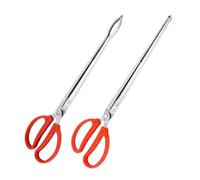 SOIMISS 2piezas Pinzas para Serpientes De Acero Inoxidable Pinzas Largas para Atrapar Serpientes Mango para Reptiles Comedero para Reptiles Accesorios para Parrilla y Acuarios